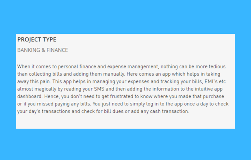 EXPENSE MANAGEMENT APP screenshot 1